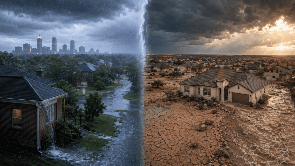 Atlanta vs. Central Texas: How Climate Shapes Water Damage Risk in Different Regions